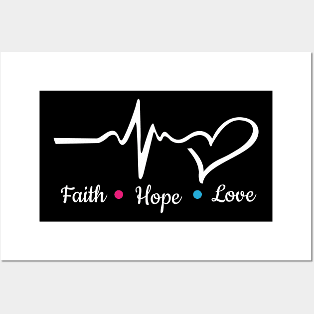 faith hope love Wall Art by CARLOTTA_SBD